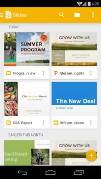 Descargar Presentaciones de Google Trabajo para Android