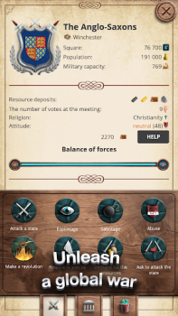 Descargar KR 1 - Simulador Emperador Estrategias para Android captura de pantalla 2