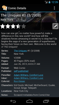 Descargar ComicRack Free Historietas para Android captura de pantalla 3