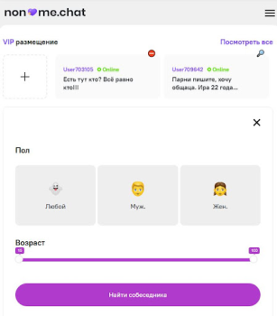 Descargar Анонимный чат [NoName.Chat] Fechado para Android captura de pantalla 6
