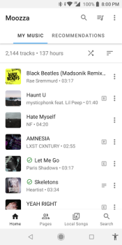 Descargar Moozza Música y audio para Android captura de pantalla 2