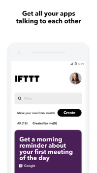 Descargar IFTTT - Automatización Trabajo para Android captura de pantalla 3