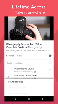 Descargar Udemy - Cursos Online Educación para Android captura de pantalla 5