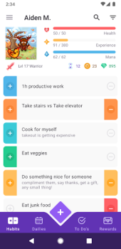 Descargar Habitica: Gamify your Tasks Trabajo para Android captura de pantalla 2