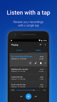 Descargar Grabadora de Voz Fácil Trabajo para Android captura de pantalla 3