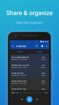 Descargar Grabadora de Voz Fácil Trabajo para Android captura de pantalla 4