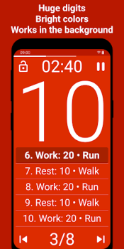 Descargar Tabata Timer: Interval Timer Salud y estado fisico para Android captura de pantalla 2