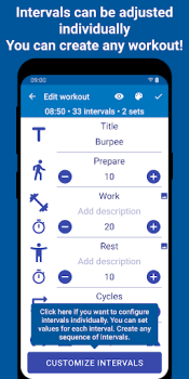 Descargar Tabata Timer: Interval Timer Salud y estado fisico para Android captura de pantalla 6