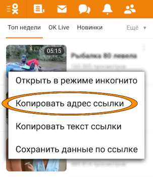 Descargar OK.ru Загрузка видео - Скачать Entretenimiento para Android captura de pantalla 2