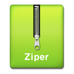 Logotipo Zipper - File Management