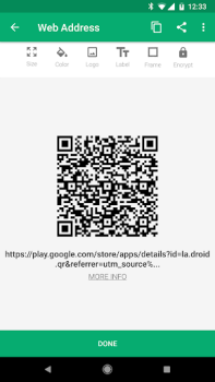 QR Droid Code Scanner