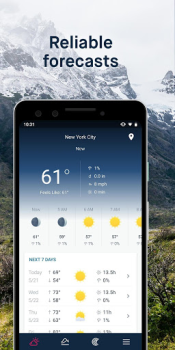 Descargar WeatherPro: pronóstico y radar Clima para Android captura de pantalla 2