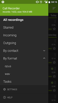 Descargar Call Recorder - SKVALEX Herramientas para Android captura de pantalla 2