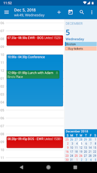Descargar aCalendar - your calendar Trabajo para Android captura de pantalla 2
