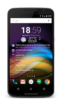 Descargar Chronus Widgets de Información Trabajo para Android captura de pantalla 3