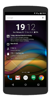 Descargar Chronus Widgets de Información Trabajo para Android captura de pantalla 4