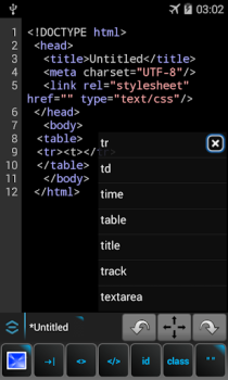 Descargar WebMaster's HTML Editor Lite Herramientas para Android captura de pantalla 2