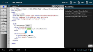 Descargar WebMaster's HTML Editor Lite Herramientas para Android captura de pantalla 3
