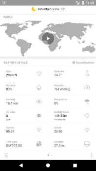 Descargar Weather Mate (Weather M8) Clima para Android captura de pantalla 4
