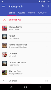 Descargar Phonograph Music Player Música y audio para Android captura de pantalla 2
