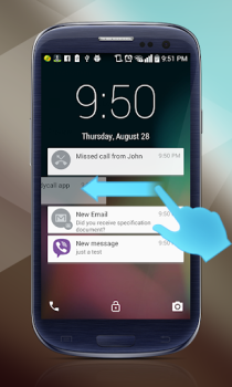 Descargar Lollipop Lockscreen Android L Personalización para Android captura de pantalla 4
