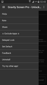 Descargar Gravity Screen - On/Off Herramientas para Android captura de pantalla 5
