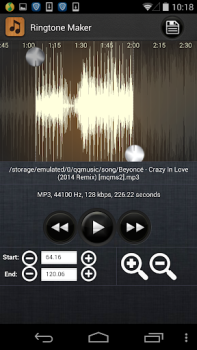 Descargar Tono de Fabricante &MP3 Cutter Música y audio para Android captura de pantalla 2
