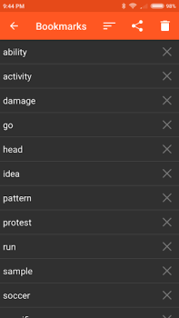Descargar Diccionario Inglés - Offline Libros y referencia para Android captura de pantalla 3