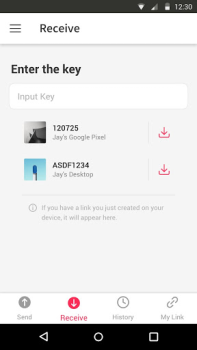 Descargar Send Anywhere (File Transfer) Trabajo para Android captura de pantalla 3