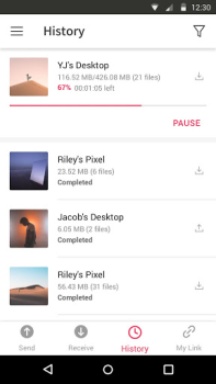 Descargar Send Anywhere (File Transfer) Trabajo para Android captura de pantalla 4
