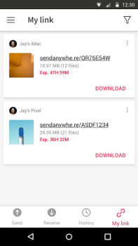 Descargar Send Anywhere (File Transfer) Trabajo para Android captura de pantalla 5