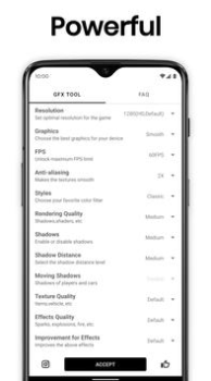 Descargar GFX Tool: Launcher & Optimizer Herramientas para Android captura de pantalla 2
