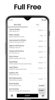 Descargar GFX Tool: Launcher & Optimizer Herramientas para Android captura de pantalla 3