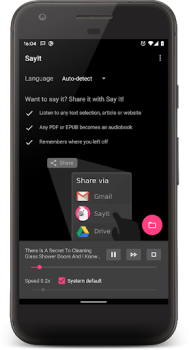 Descargar SayIt: Leer con orejas Herramientas para Android captura de pantalla 5
