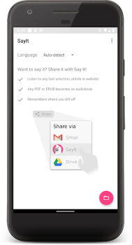 Descargar SayIt: Leer con orejas Herramientas para Android captura de pantalla 6