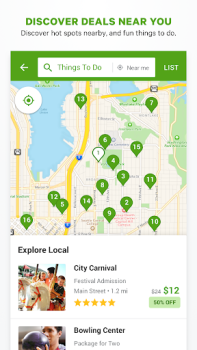 Descargar Groupon: compra nuevas ofertas Compras para Android captura de pantalla 3