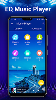 Descargar Reproductor de música Música y audio para Android captura de pantalla 2