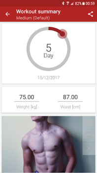 Descargar Entrenamiento abdominales A6W Salud y estado fisico para Android captura de pantalla 7
