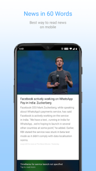 Descargar Inshorts - News in 60 words Noticias y revistas para Android