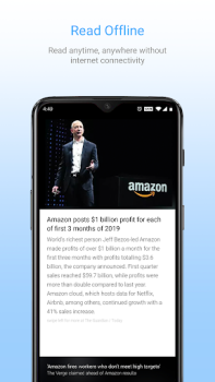 Descargar Inshorts - News in 60 words Noticias y revistas para Android captura de pantalla 2
