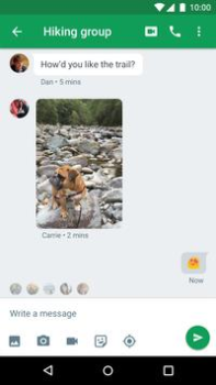 Descargar Hangouts Comunicación para Android captura de pantalla 2
