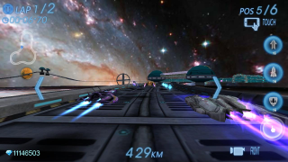 Descargar Space Racing 3D Raza para Android captura de pantalla 4
