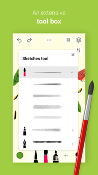 Descargar Tayasui Sketches Arte y Diseño para Android captura de pantalla 4
