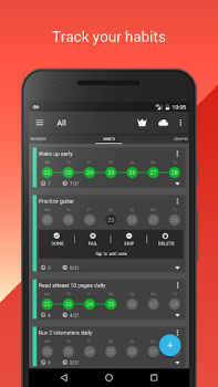 Descargar HabitHub - Habit & Goal Trackr Trabajo para Android captura de pantalla 2