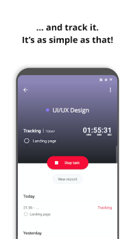Descargar Boosted Time Tracker Trabajo para Android captura de pantalla 4