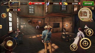 Descargar Pistola de combate del oeste Juegos de acción para Android captura de pantalla 5