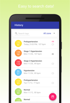 Descargar Registro de presión arterial Salud y estado fisico para Android captura de pantalla 5
