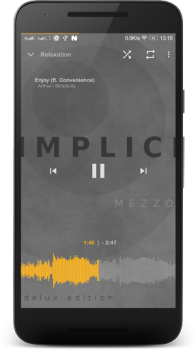 Descargar Music Player Mezzo Música y audio para Android captura de pantalla 2