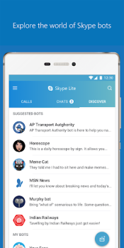 Descargar Skype Lite Comunicación para Android captura de pantalla 7