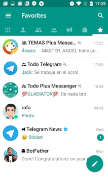 Descargar Plus Messenger Comunicación para Android captura de pantalla 3